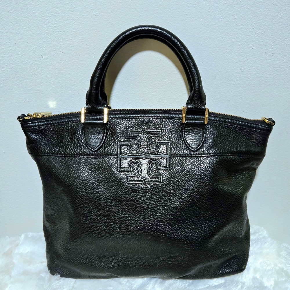 Tory Burch Black Leather Tote